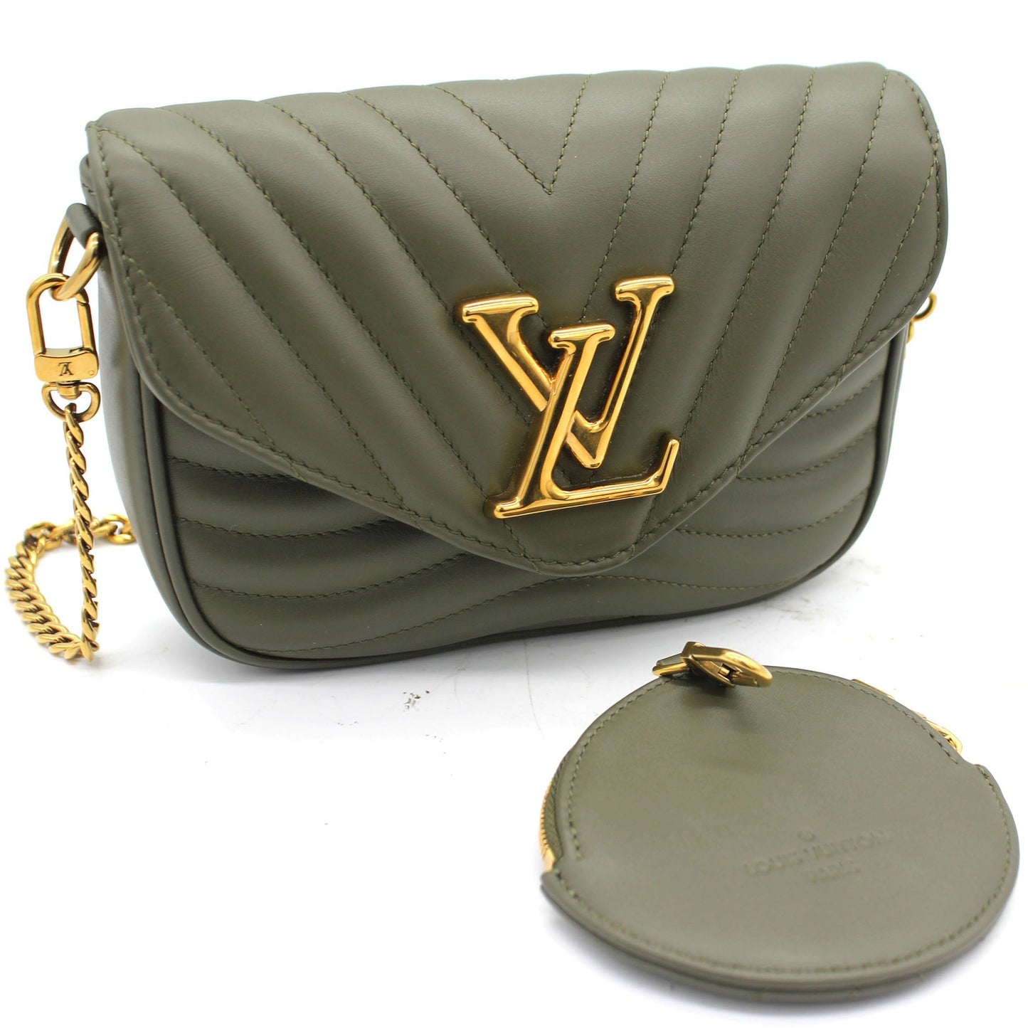 Louis-vuitton New Wave Multi Pochette Khaki