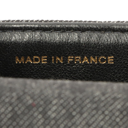 Chanel Around 1998 Made Denim Classic Flap Chain Bag Mini Black