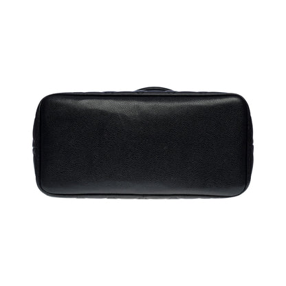 CHANEL Beautiful Cabas Medallion bag in black caviar leather, SHW