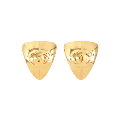 Chanel Pyramid Cc Mark Earrings