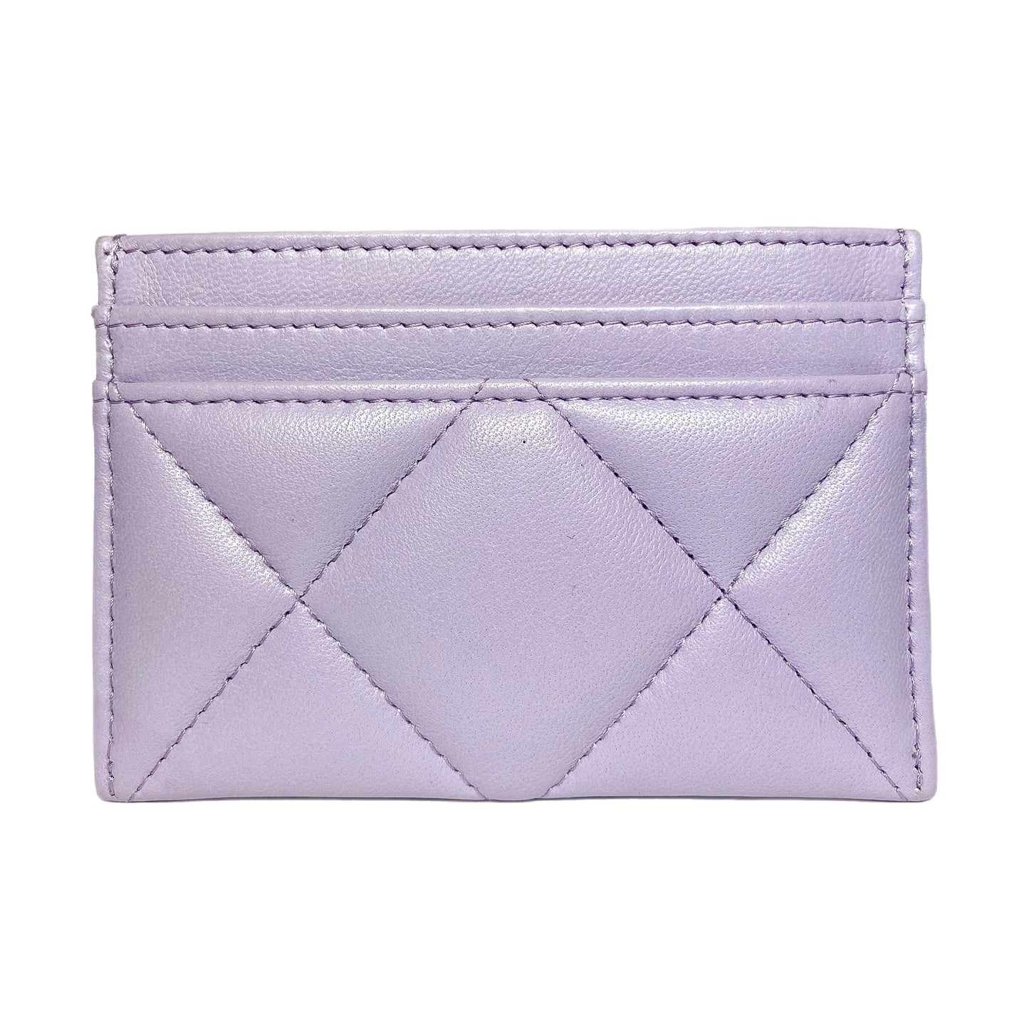Chanel 19 Lilac Card Holder