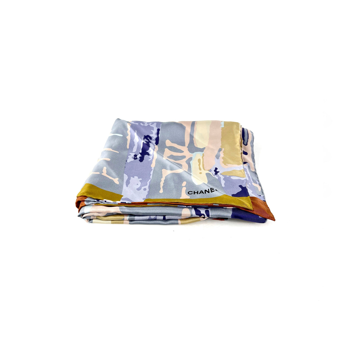 Chanel Silk Scarf Multi Colour
