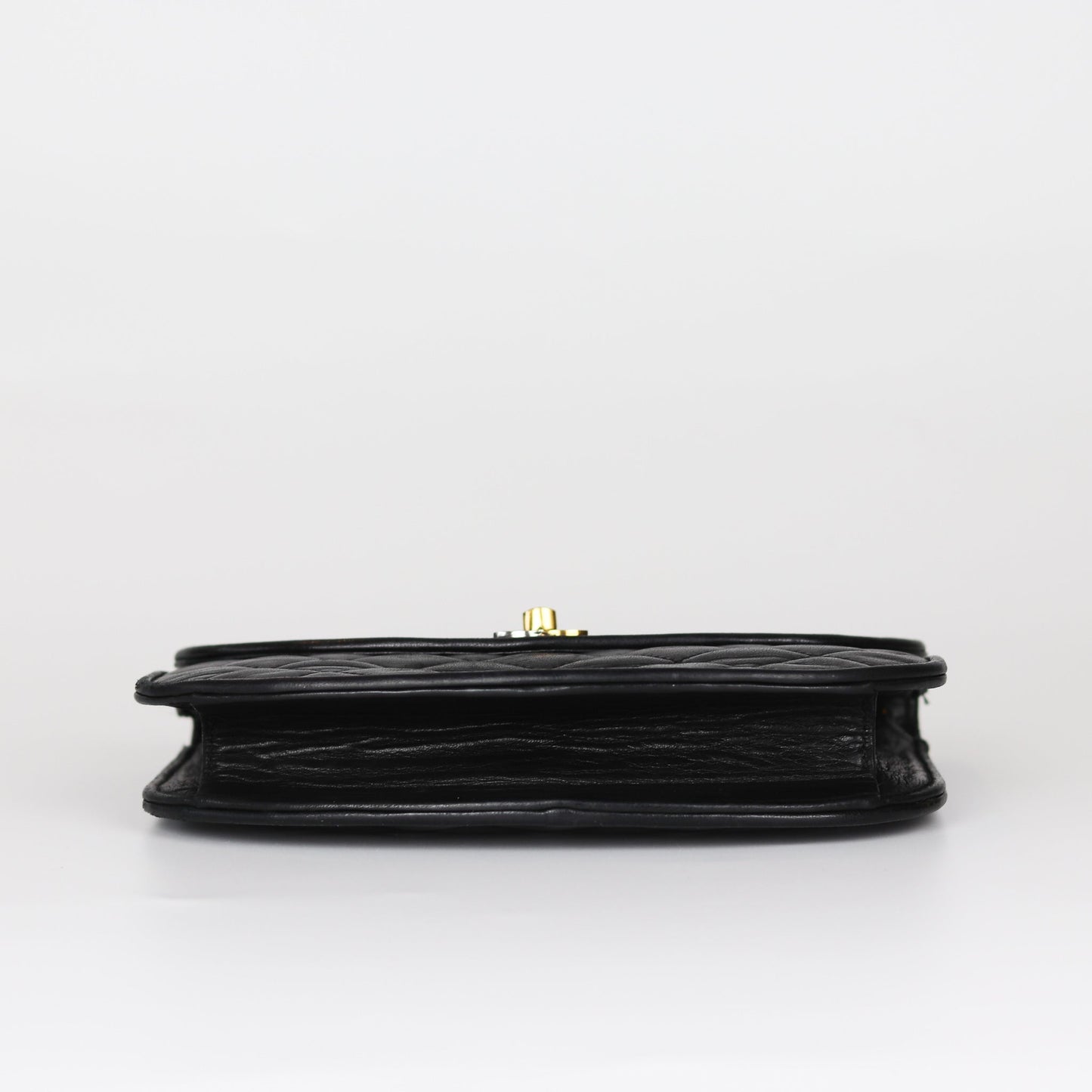 Semi-Circle Black Quilted Lambskin Paris Limited Edition