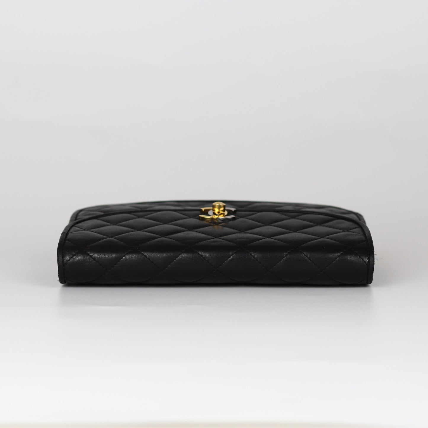 Semi-Circle Black Quilted Lambskin Paris Limited Edition