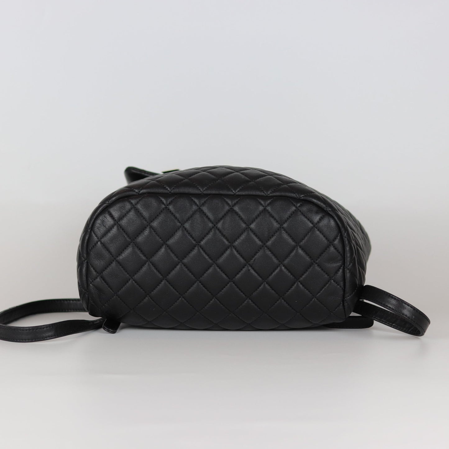 Black Quilted Urban Spirit Lambskin Large Backpack SHW