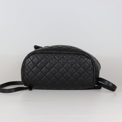 Black Quilted Urban Spirit Lambskin Large Backpack SHW