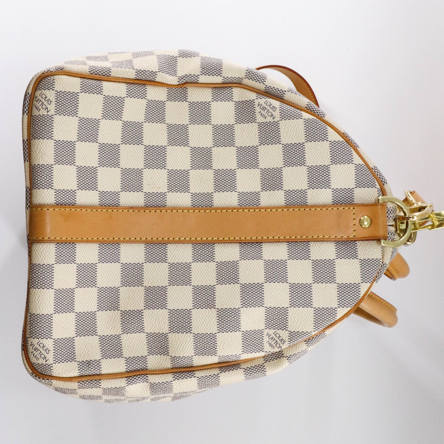 Louis-Vuitton Damier Azur Canvas Keepall Bandoulière 45
