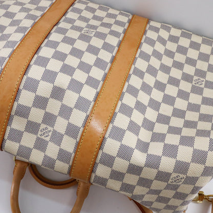 Louis-Vuitton Damier Azur Canvas Keepall Bandoulière 45