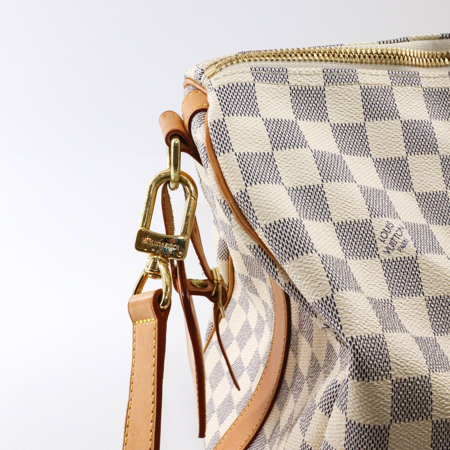 Louis-Vuitton Damier Azur Canvas Keepall Bandoulière 45