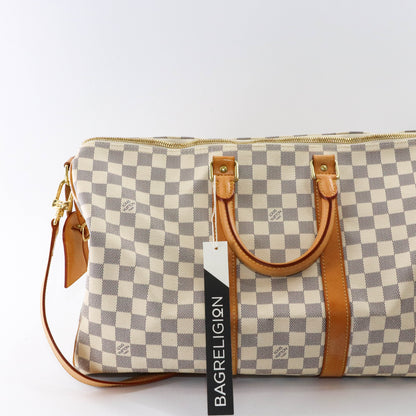 Louis-Vuitton Damier Azur Canvas Keepall Bandoulière 45