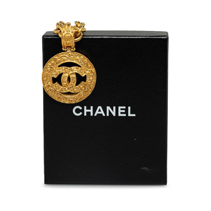 Chanel CC Medallion Chain Necklace  Metal Necklace in Excellent condition