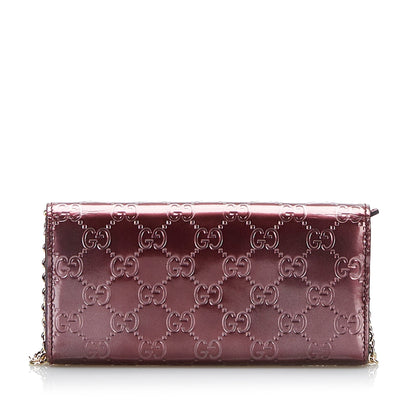 Guccissima Wallet On Chain Crossbody Bag