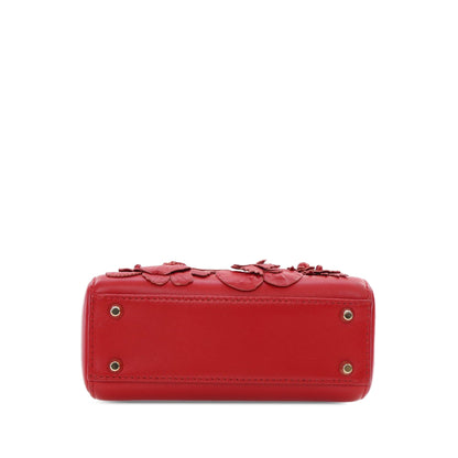 Mini Lambskin DiorAmour Applique Flower Lady Dior