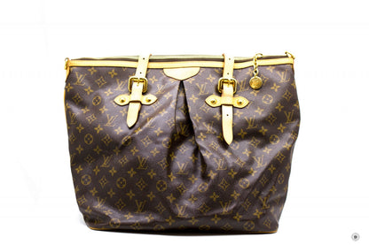 Louis Vuitton M40146 Monogram Palermo Brown Canvas GM Tote Bag Ghw