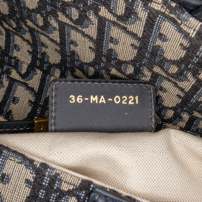 Oblique Canvas Saddle Bag
