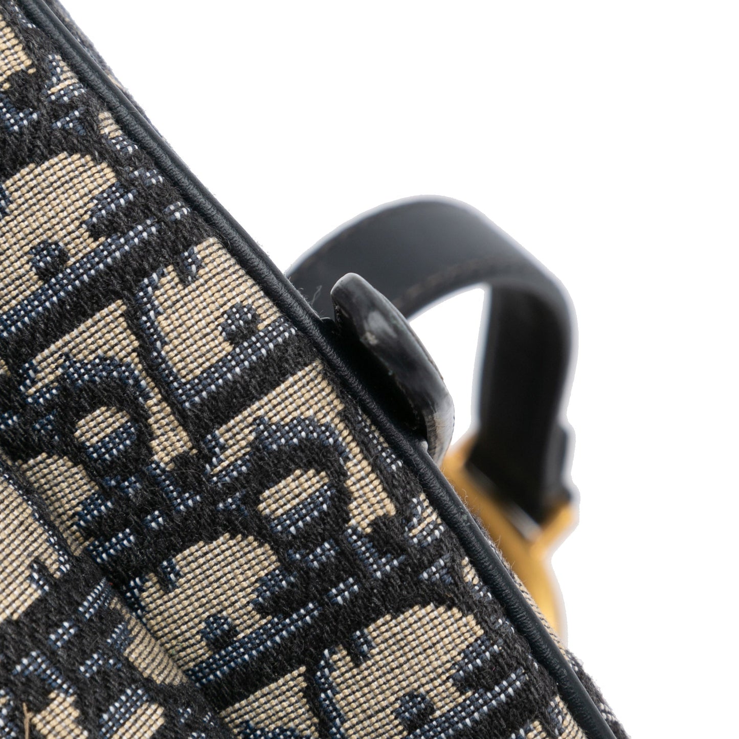 Oblique Canvas Saddle Bag