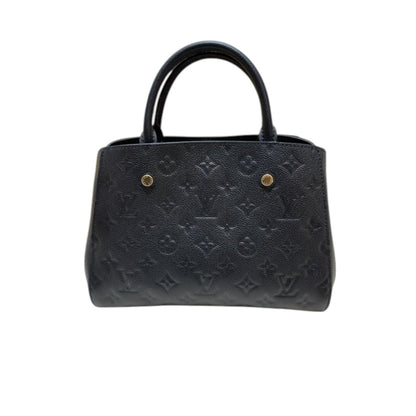 Louis-Vuitton Montaigne MM Empreinte Black GHW