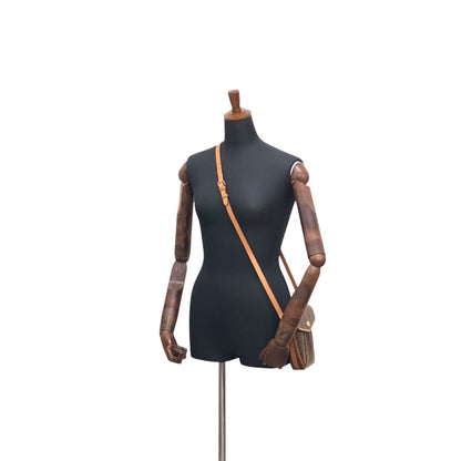 CELINE Macadam Triomphe Shoulder bag Brown Vintage 48xpj8