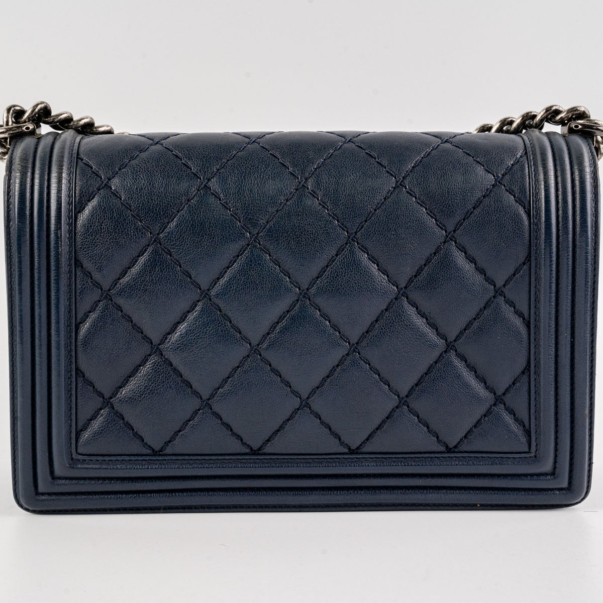 Chanel Boy New Medium lambskin Navy