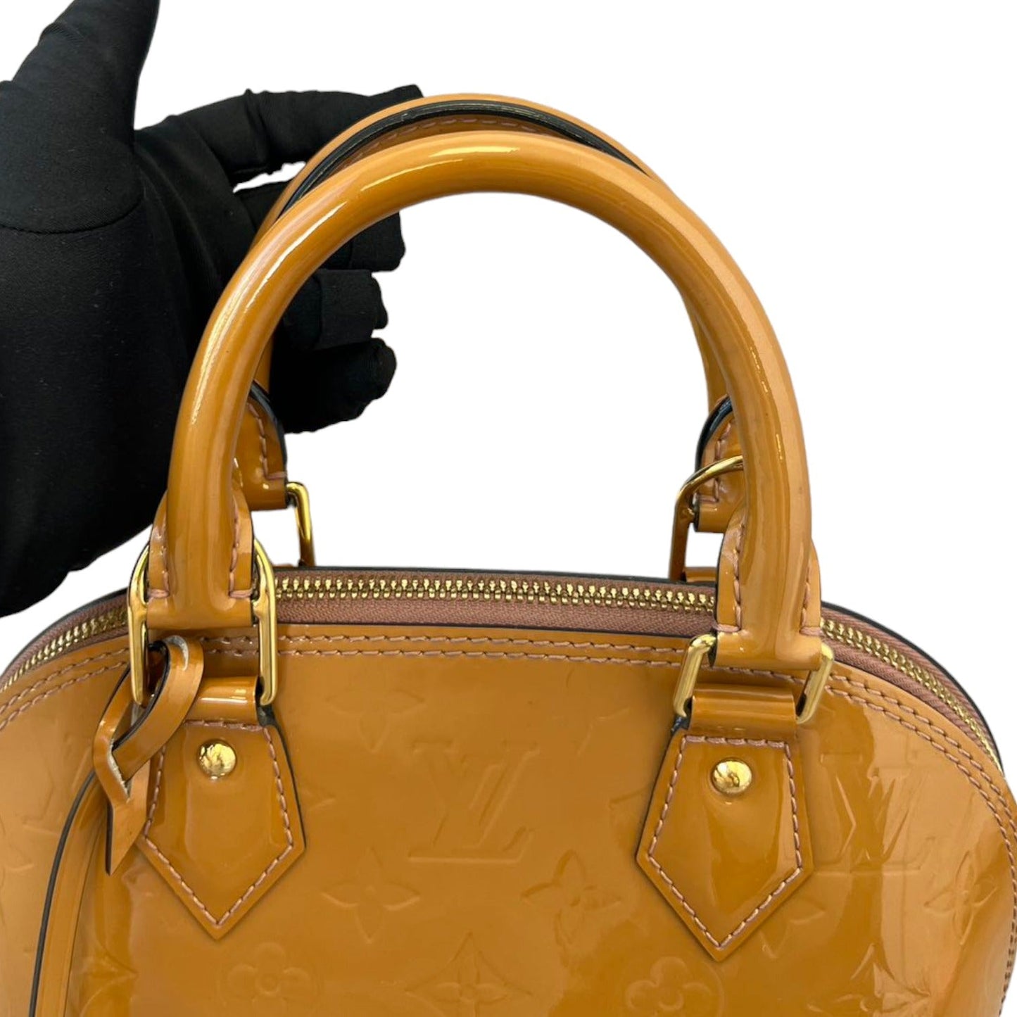 Louis-Vuitton Vernis Alma PM Monogram Caramel GHW