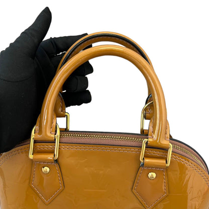 Louis-Vuitton Vernis Alma PM Monogram Caramel GHW
