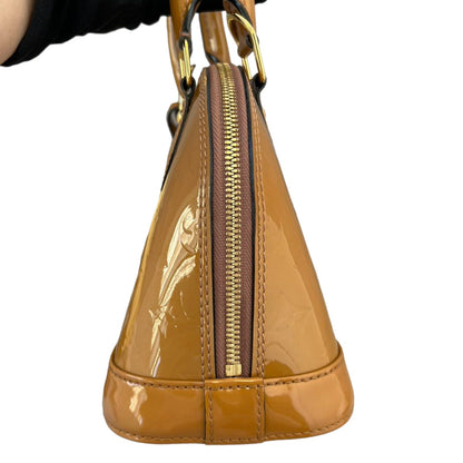 Louis-Vuitton Vernis Alma PM Monogram Caramel GHW