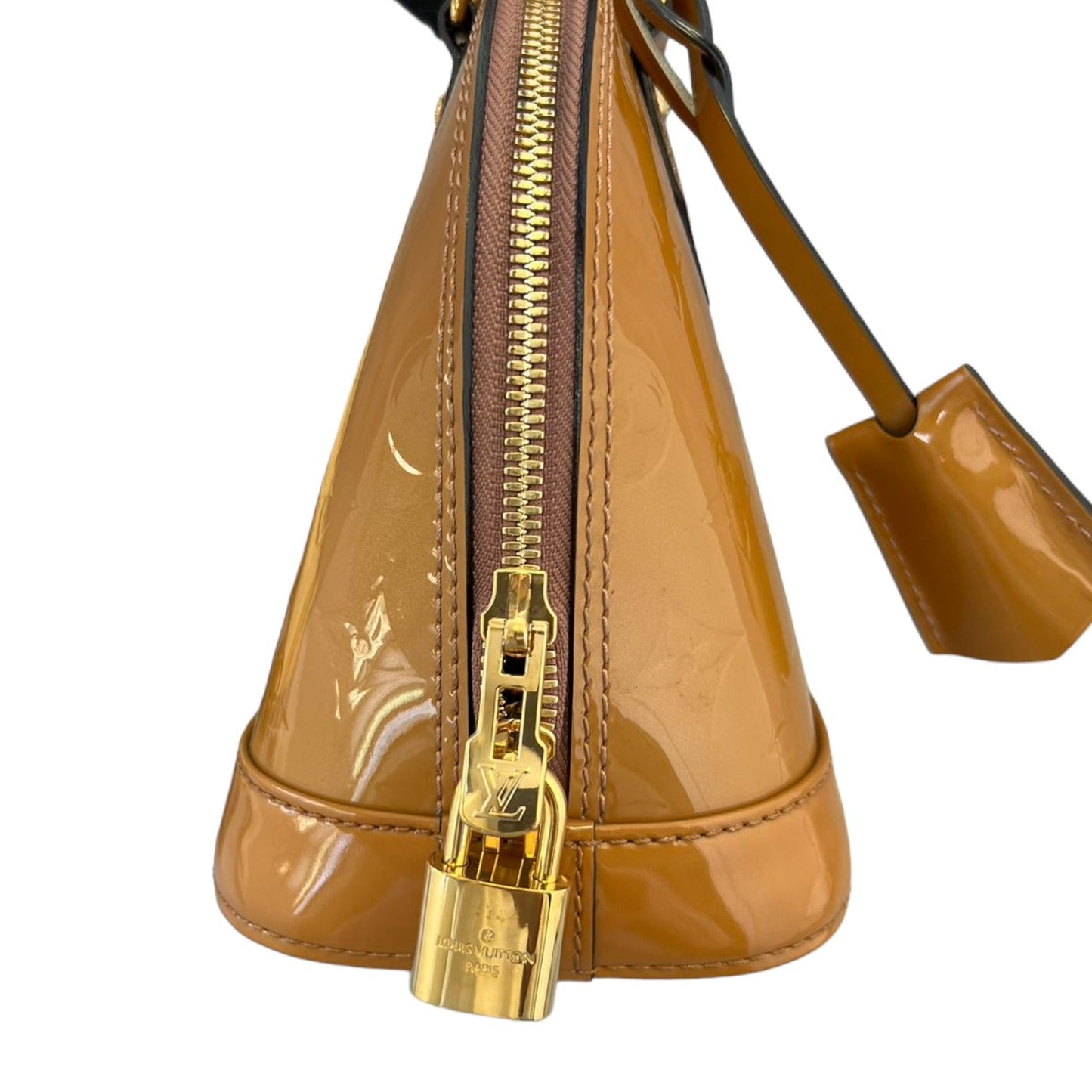 Louis-Vuitton Vernis Alma PM Monogram Caramel GHW
