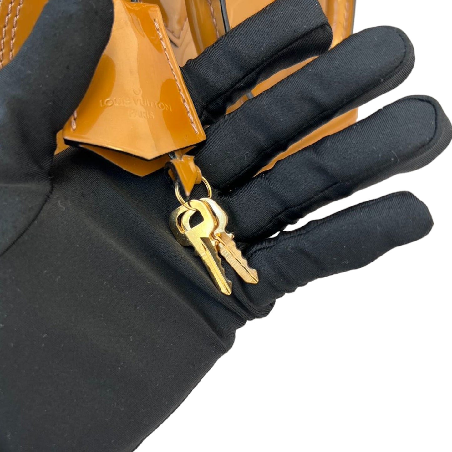 Louis-Vuitton Vernis Alma PM Monogram Caramel GHW