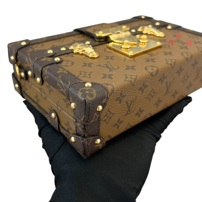 Louis-Vuitton Petite Malle Reverse Monogram Brown GHW