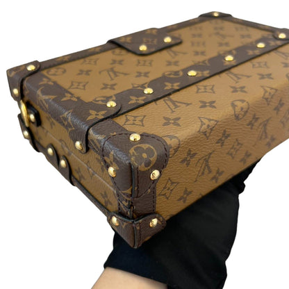Louis-Vuitton Petite Malle Reverse Monogram Brown GHW