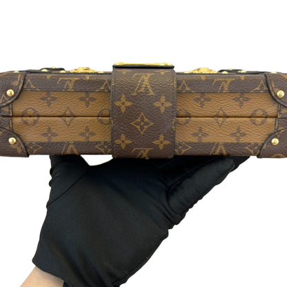 Louis-Vuitton Petite Malle Reverse Monogram Brown GHW