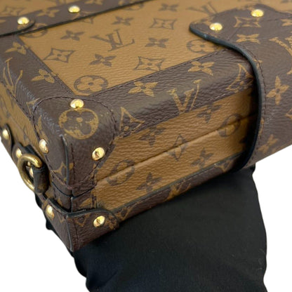 Louis-Vuitton Petite Malle Reverse Monogram Brown GHW