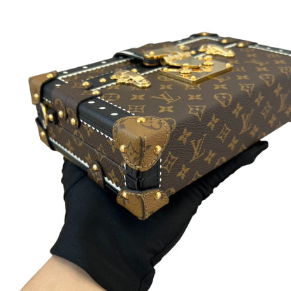 Louis-Vuitton Petite Malle Monogram Brogue Brown GHW