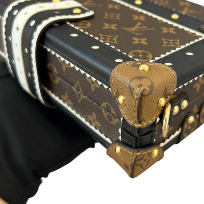 Louis-Vuitton Petite Malle Monogram Brogue Brown GHW