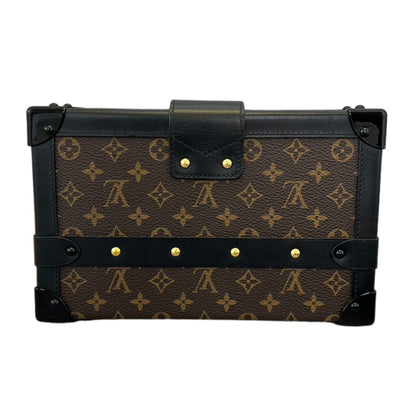 Louis-Vuitton Petite Malle Monogram Brown Black MHW