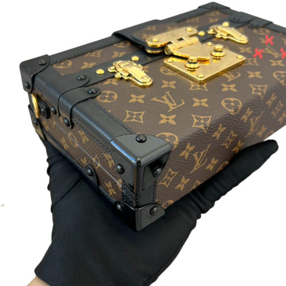 Louis-Vuitton Petite Malle Monogram Brown Black MHW