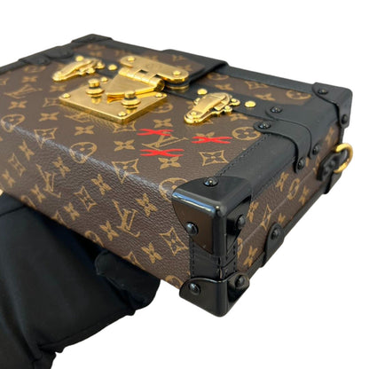 Louis-Vuitton Petite Malle Monogram Brown Black MHW