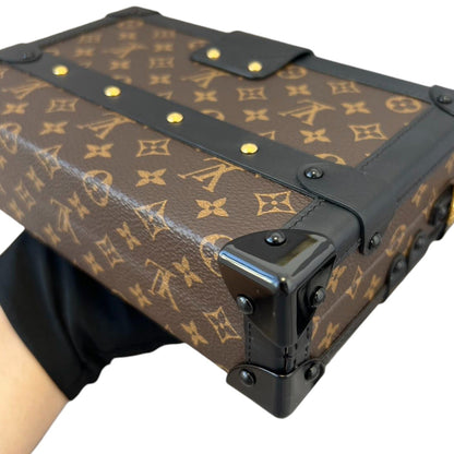 Louis-Vuitton Petite Malle Monogram Brown Black MHW
