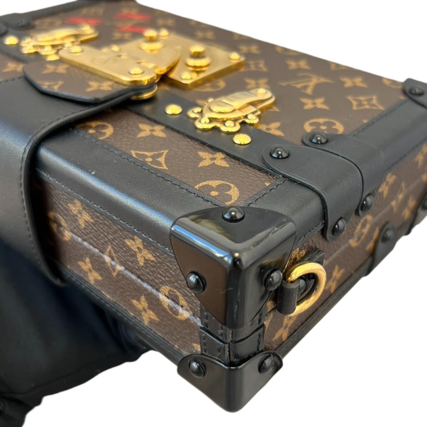 Louis-Vuitton Petite Malle Monogram Brown Black MHW