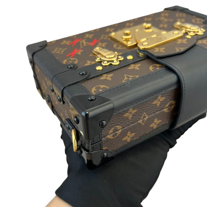 Louis-Vuitton Petite Malle Monogram Brown Black MHW