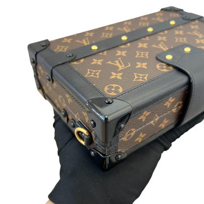 Louis-Vuitton Petite Malle Monogram Brown Black MHW