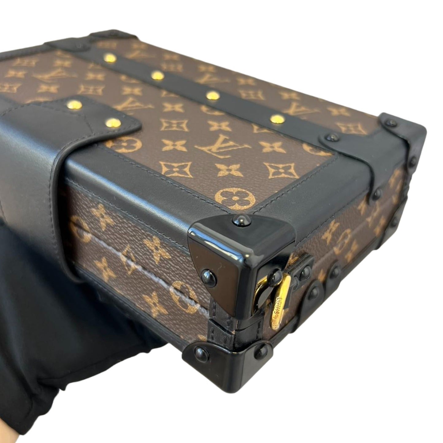 Louis-Vuitton Petite Malle Monogram Brown Black MHW