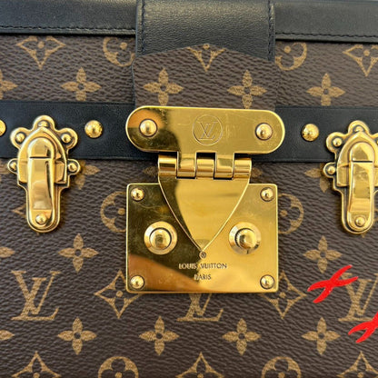 Louis-Vuitton Petite Malle Monogram Brown Black MHW