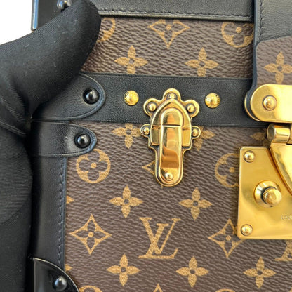 Louis-Vuitton Petite Malle Monogram Brown Black MHW