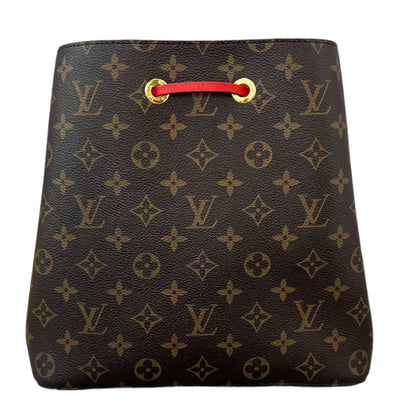 Louis-Vuitton Neonoe MM Monogram Coquelicot Red GHW