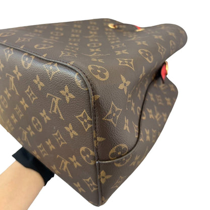 Louis-Vuitton Neonoe MM Monogram Coquelicot Red GHW