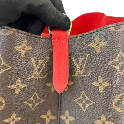 Louis-Vuitton Neonoe MM Monogram Coquelicot Red GHW