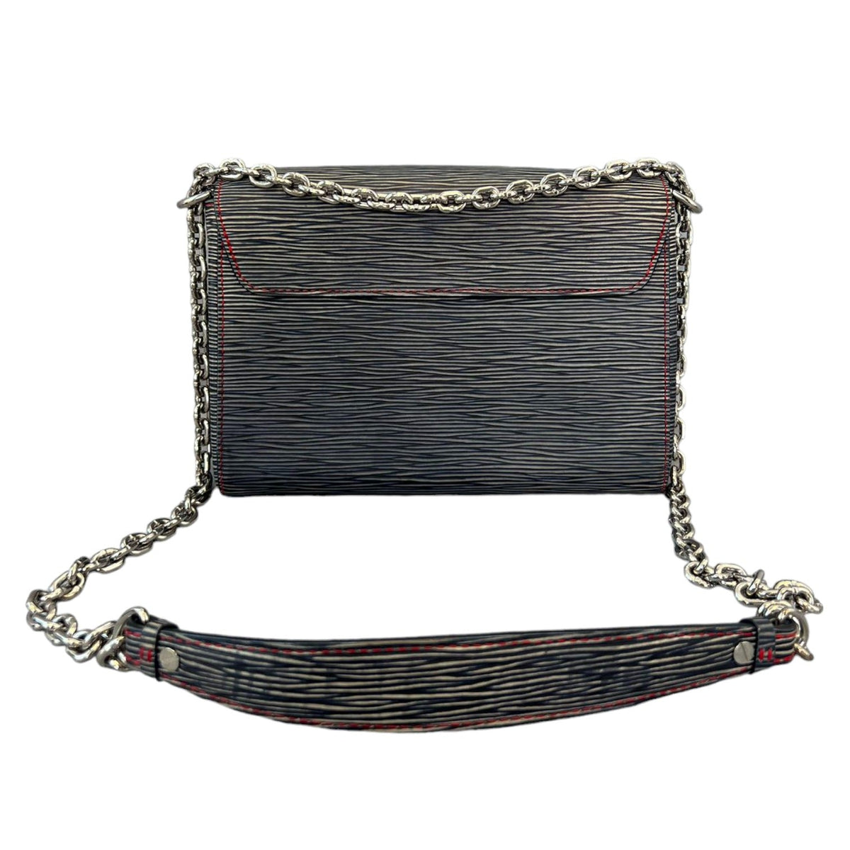 Louis-Vuitton Epi Twist MM Noir Grey SHW