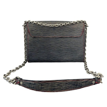 Louis-Vuitton Epi Twist MM Noir Grey SHW