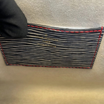 Louis-Vuitton Epi Twist MM Noir Grey SHW